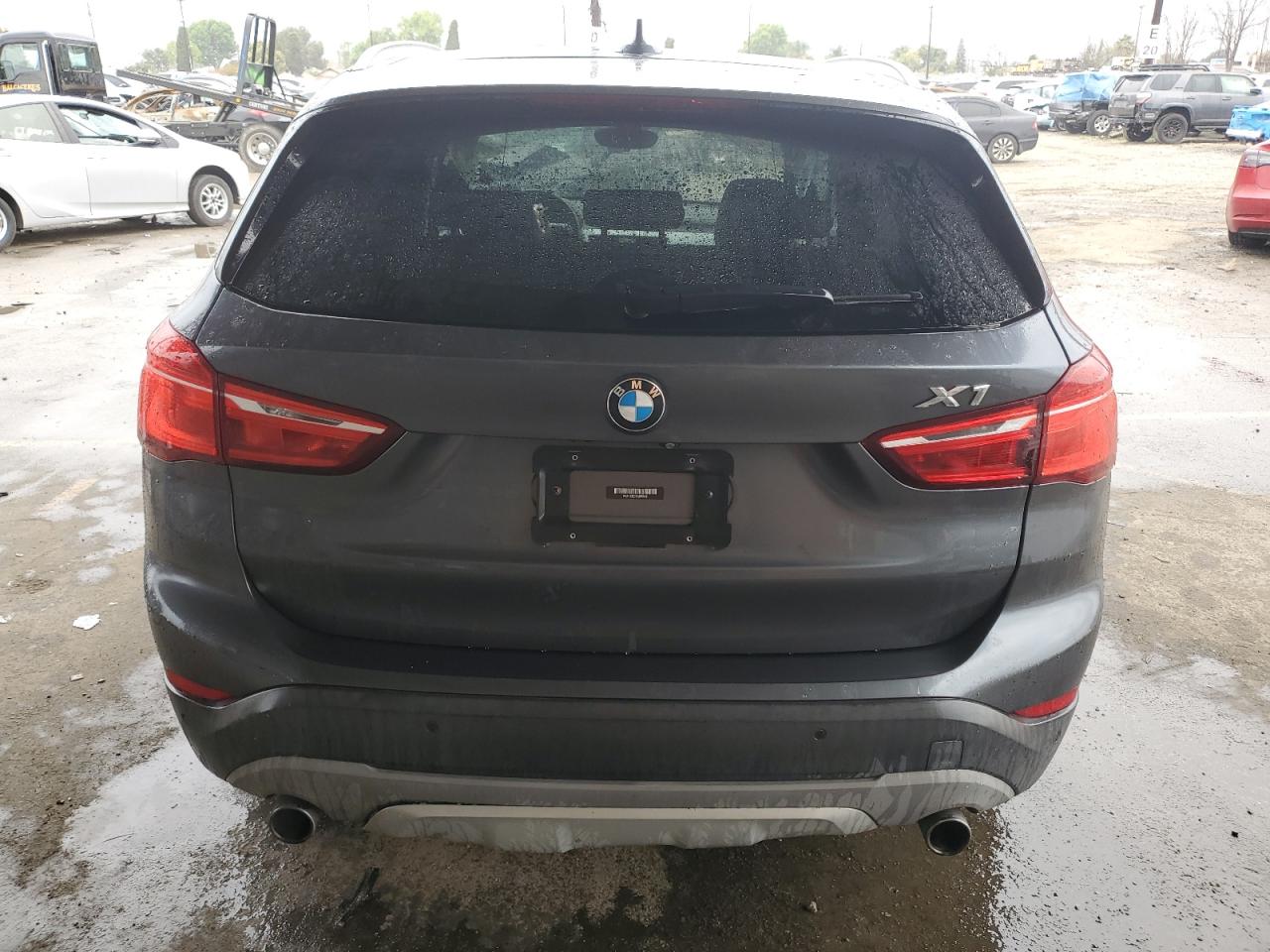 2016 BMW X1 VIN WBXHT3C31G5E55041 Copart auction photo, front end / side damage thumbnail 6