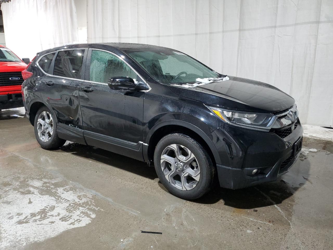 2019 Honda CR-V VIN 2HKRW2H89KH608116 Copart auction photo, side / rear end damage thumbnail 4