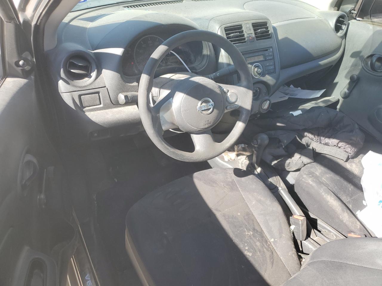 2014 Nissan Versa VIN 3N1CN7AP4EL809095 Copart auction photo, side / front end damage thumbnail 8