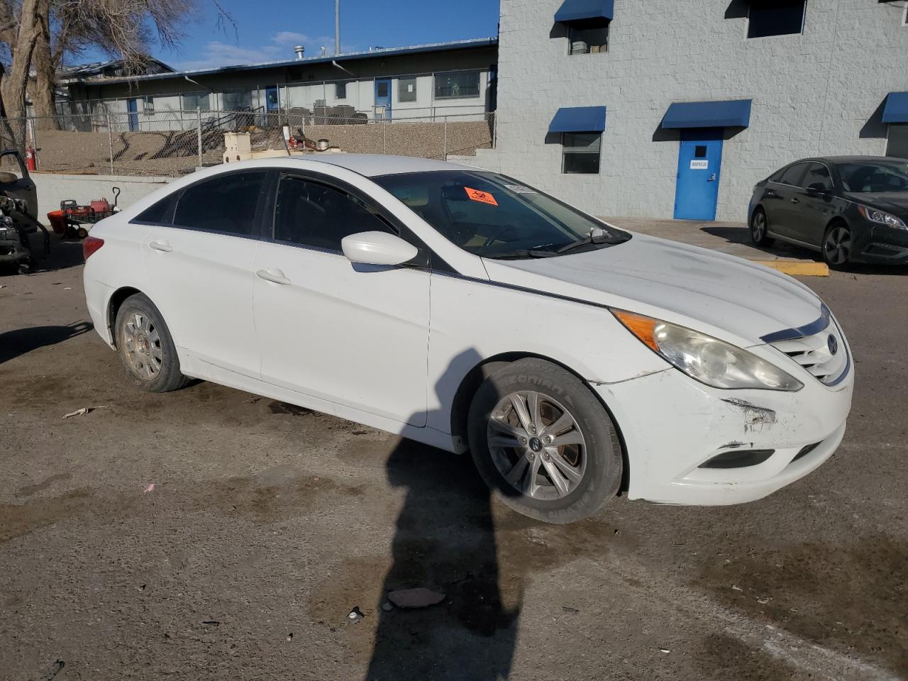 2013 Hyundai Sonata VIN 5NPEB4AC4DH707899 Copart auction photo, vandalism damage thumbnail 4