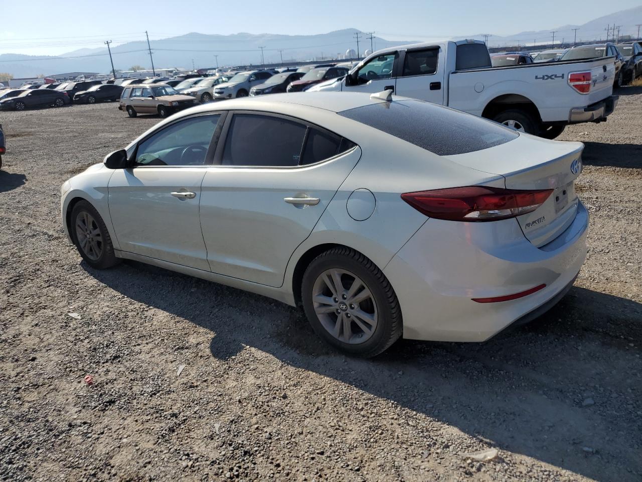 2017 Hyundai Elantra VIN KMHD84LF7HU248957 Copart auction photo, front end / minor dent/scratches damage thumbnail 2