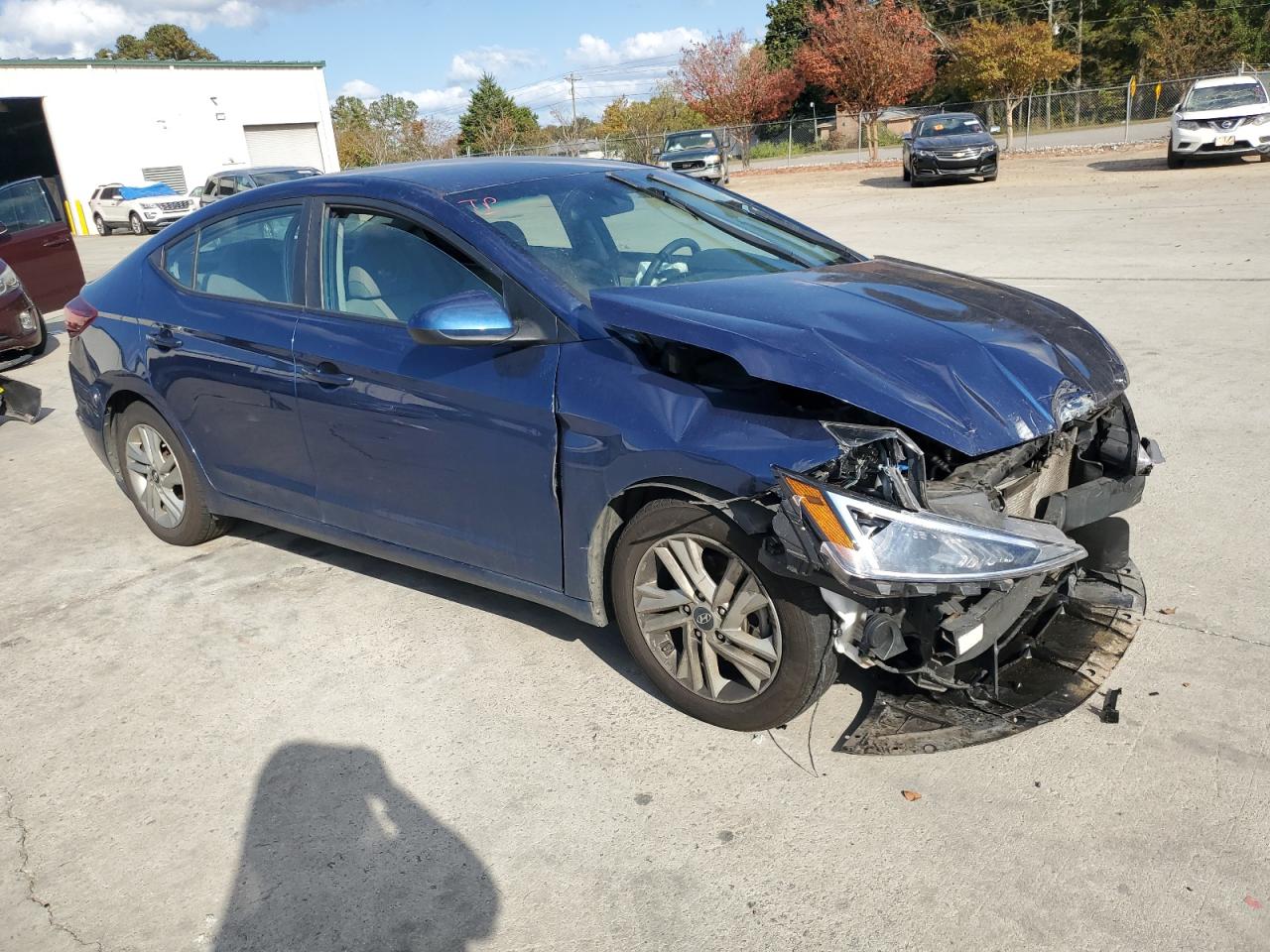 2020 Hyundai Elantra VIN 5NPD84LF3LH571832 Copart auction photo, front end damage thumbnail 4