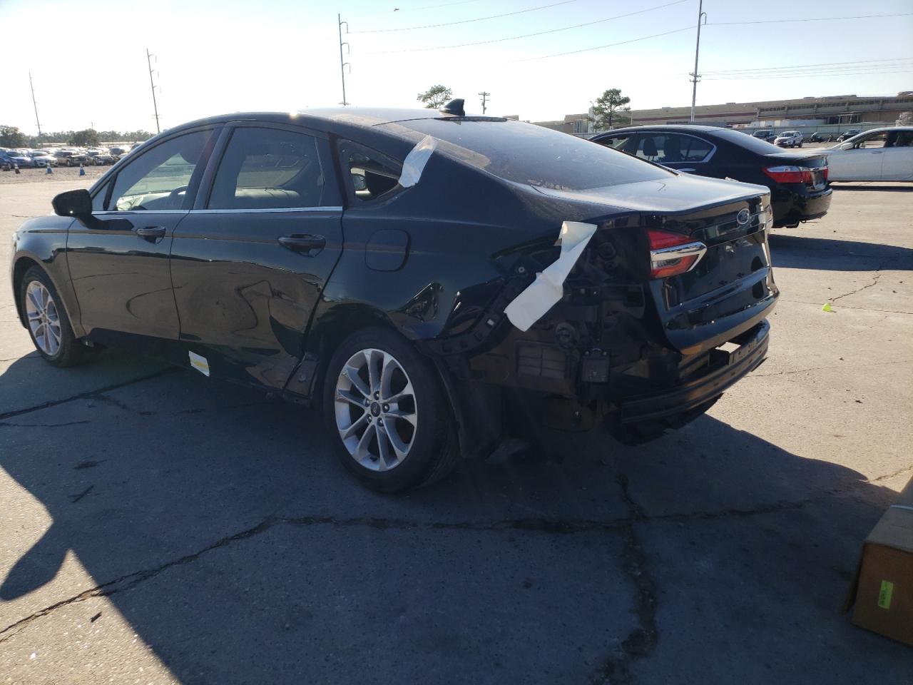 2020 Ford Fusion VIN 3FA6P0HD2LR107154 Copart auction photo, all over damage thumbnail 2