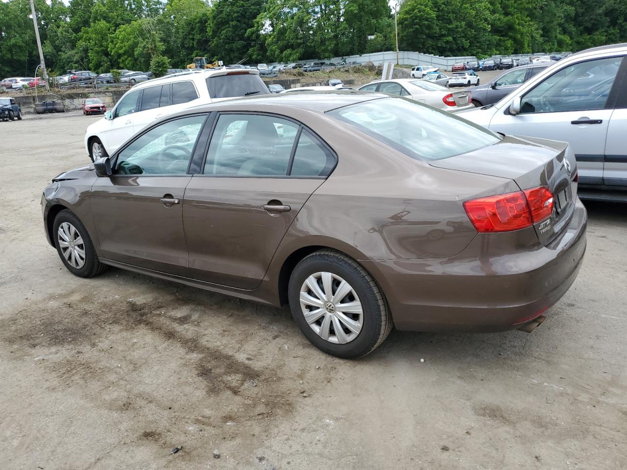 2014 Volkswagen Jetta VIN 3VW2K7AJ8EM224492 Copart auction photo, front end / minor dent/scratches damage thumbnail 2