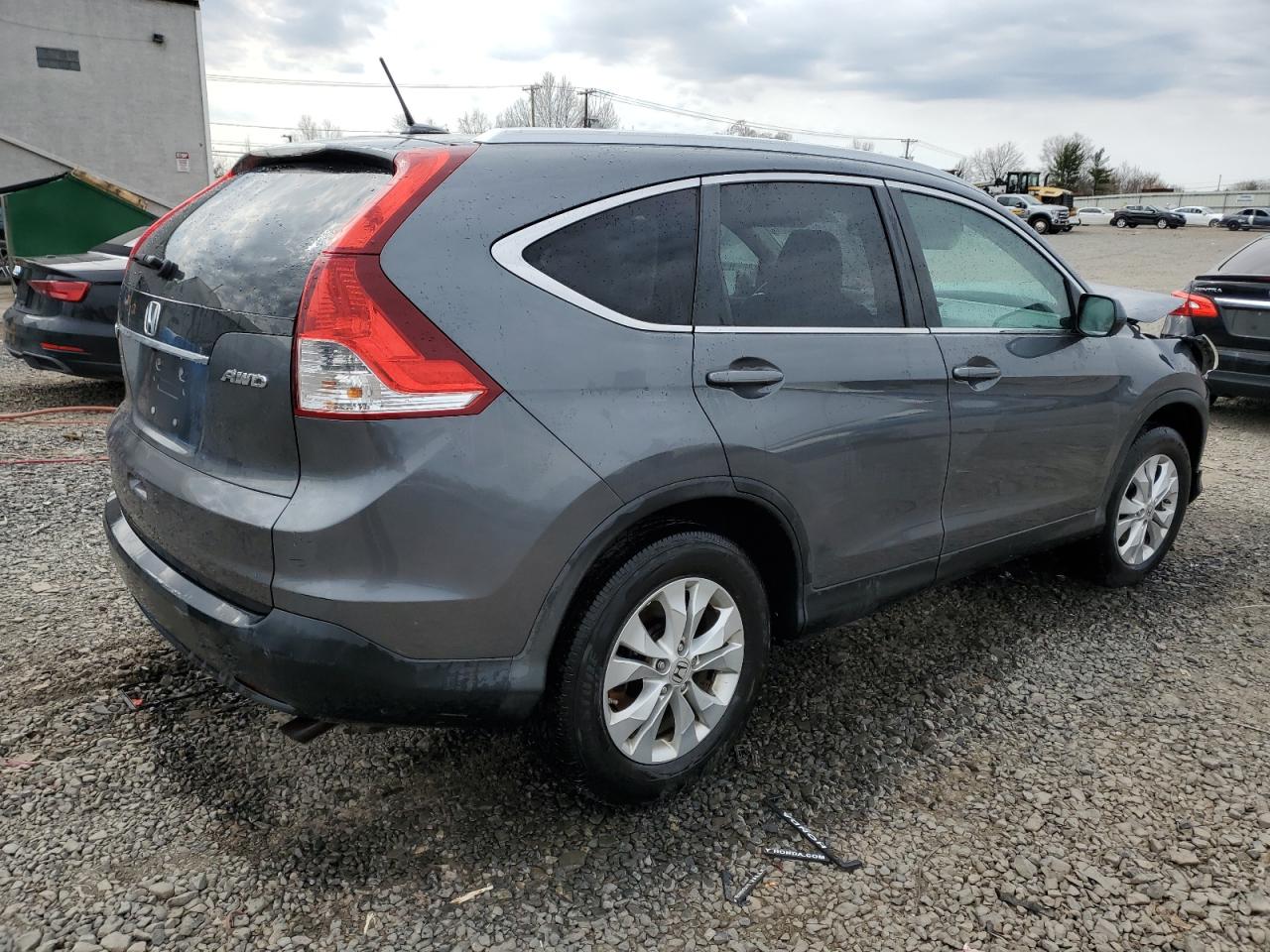 2013 Honda CR-V VIN 2HKRM4H79DH628393 Copart auction photo, front end damage thumbnail 3