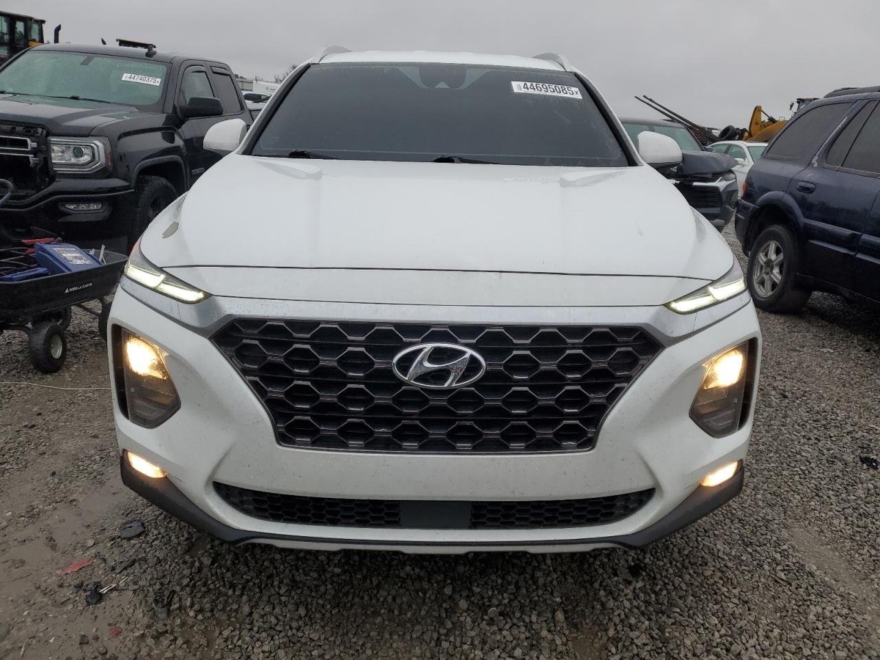 2020 Hyundai Santa Fe VIN 5NMS3CAD2LH251853 Copart auction photo, rear end damage thumbnail 5