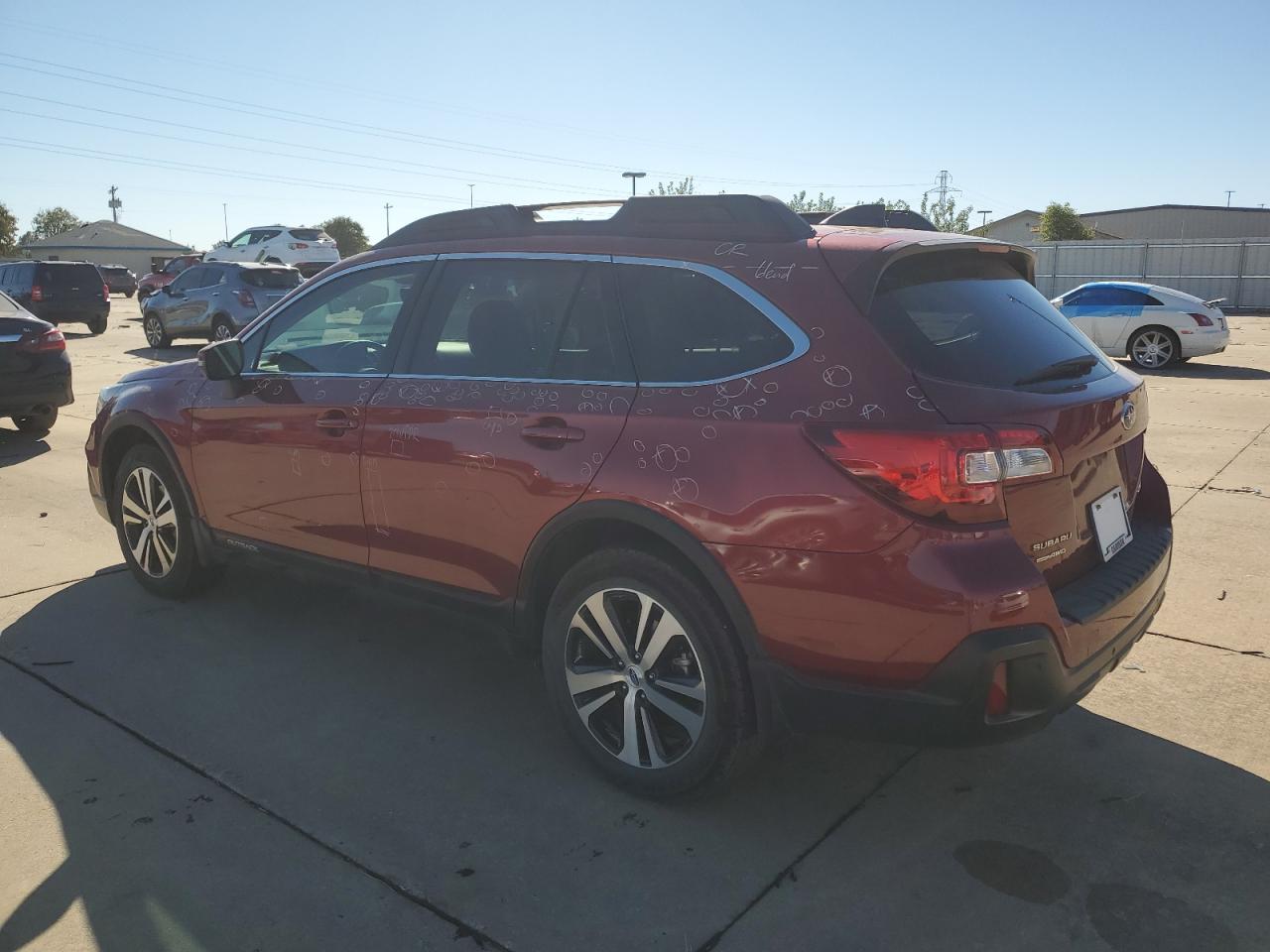 2019 Subaru Outback VIN 4S4BSANC3K3254343 Copart auction photo, hail / minor dent/scratches damage thumbnail 2