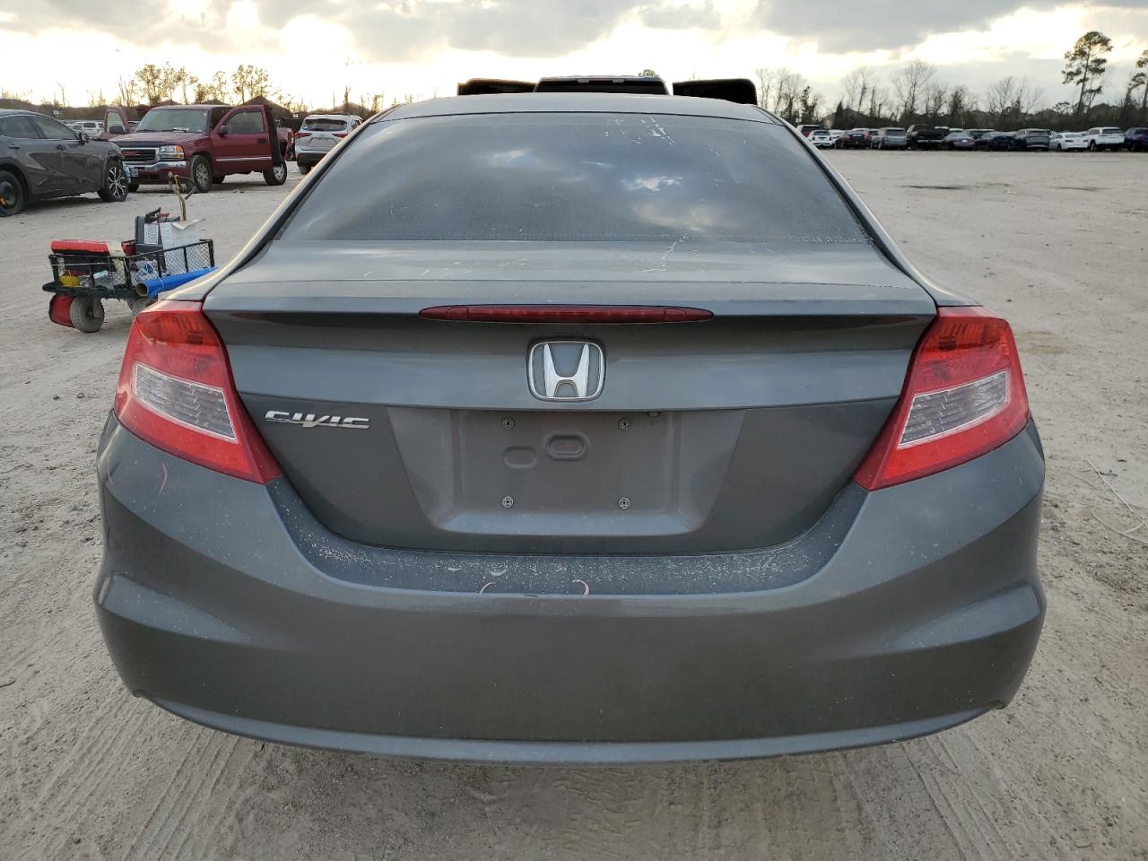 2013 Honda Civic VIN 2HGFG3B83DH532355 Copart auction photo, front end / side damage thumbnail 6