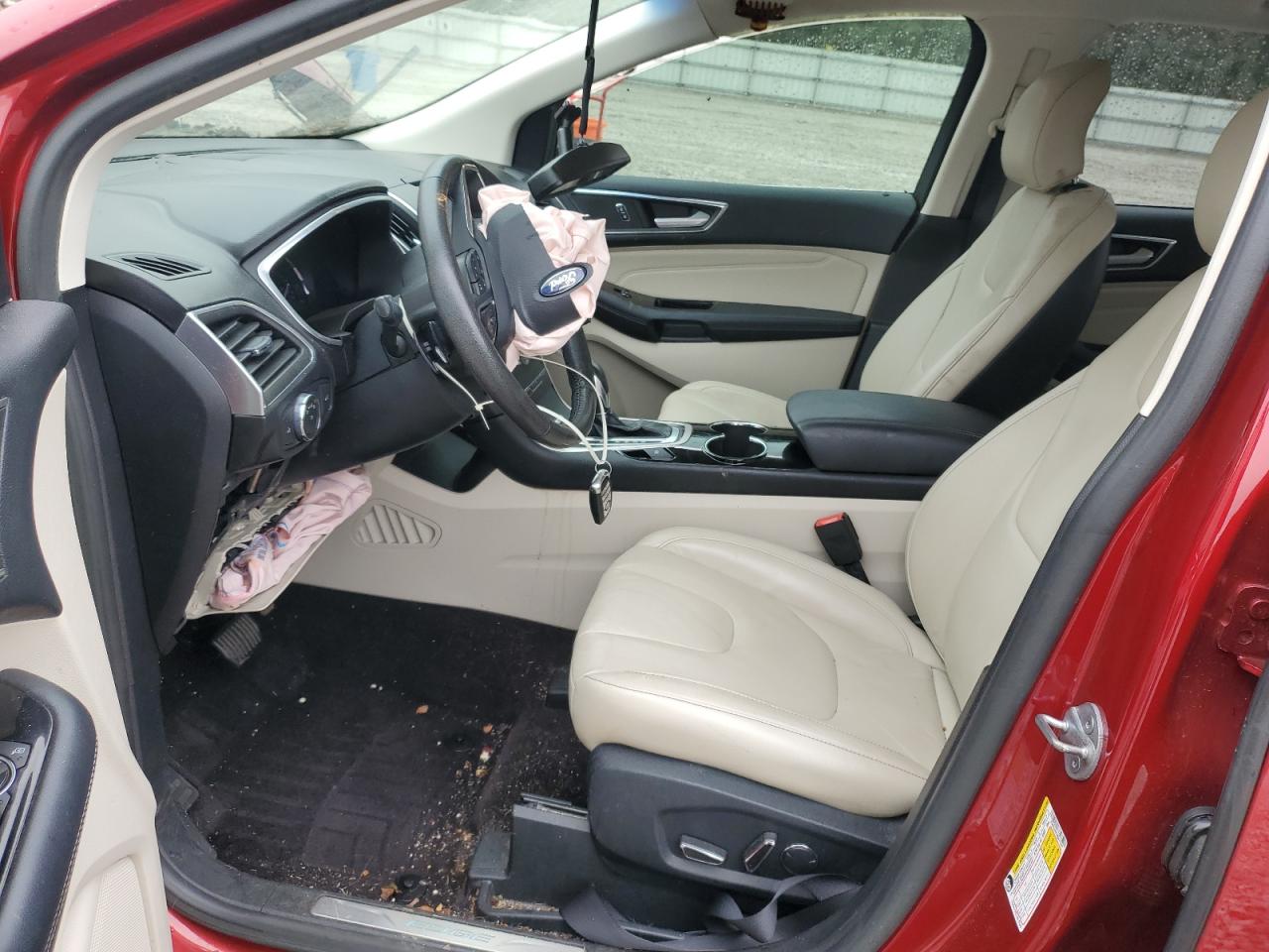 2017 Ford Edge VIN 2FMPK3K93HBB71367 Copart auction photo, front end damage thumbnail 7