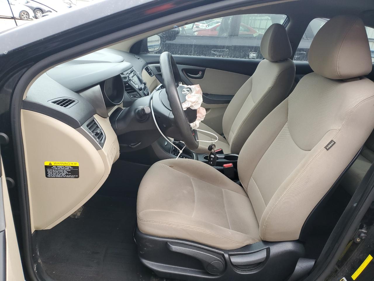 2015 Hyundai Elantra VIN KMHDH4AE2FU452492 Copart auction photo, front end damage thumbnail 7