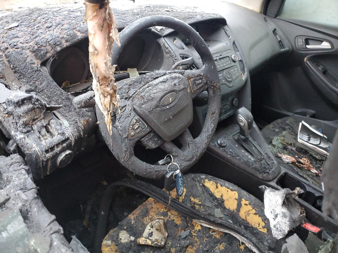 2018 Ford Focus VIN 1FADP3FE6JL228852 Copart auction photo, burn / missing/altered vin damage thumbnail 8