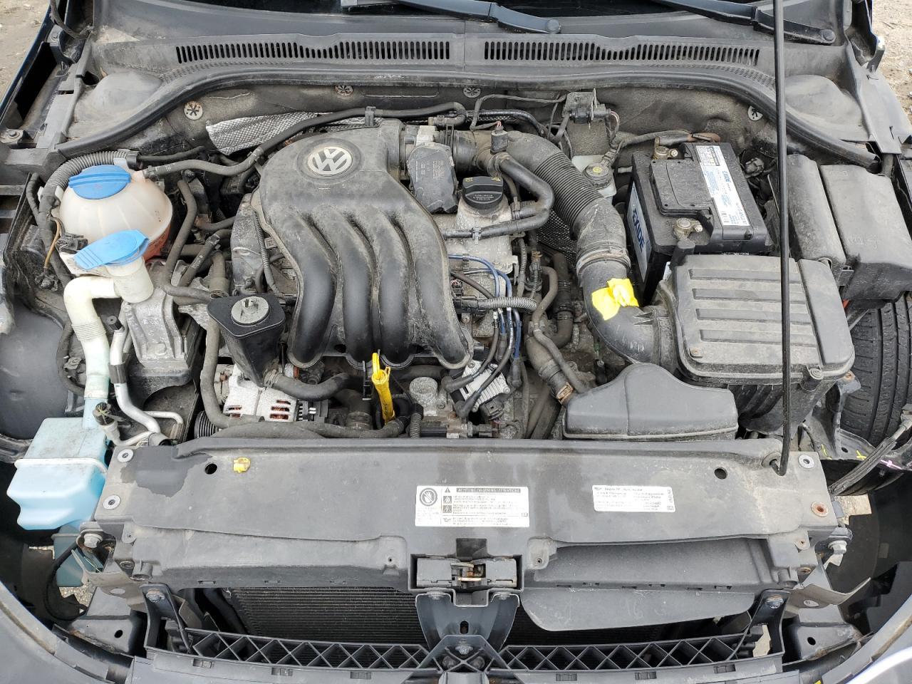2014 Volkswagen Jetta VIN 3VW2K7AJ1EM357644 Copart auction photo, front end damage thumbnail 11