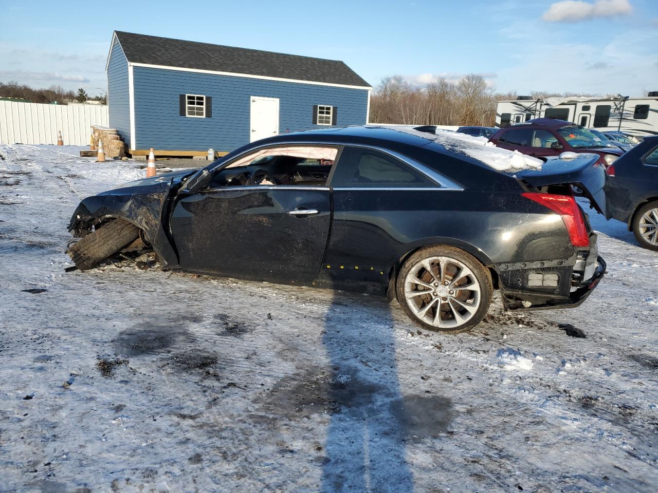 2015 Cadillac ATS VIN 1G6AL1R38F0110756 Copart auction photo, all over damage thumbnail 2