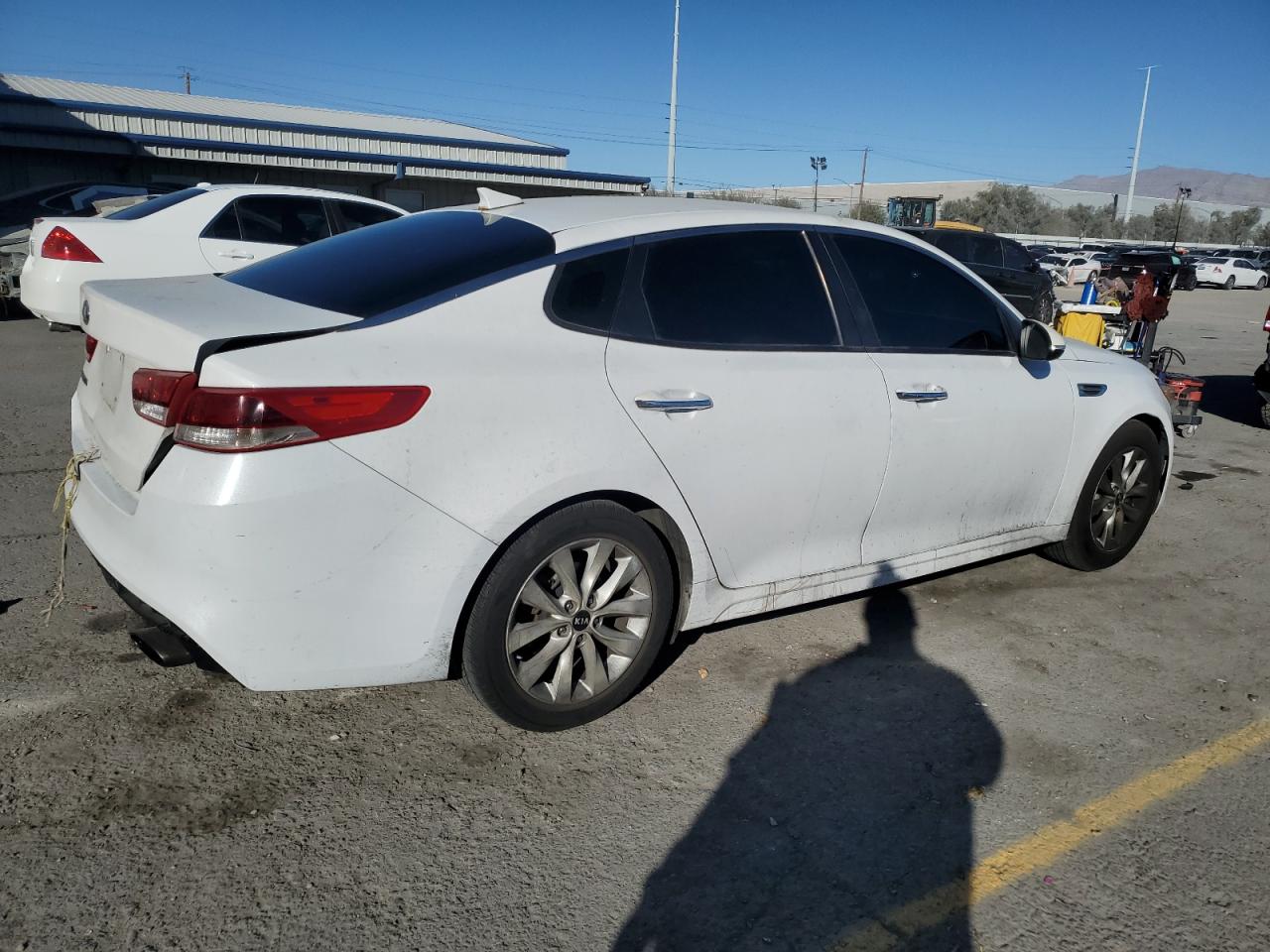 2016 KIA Optima VIN 5XXGT4L36GG060232 Copart auction photo, rear end / front end damage thumbnail 3