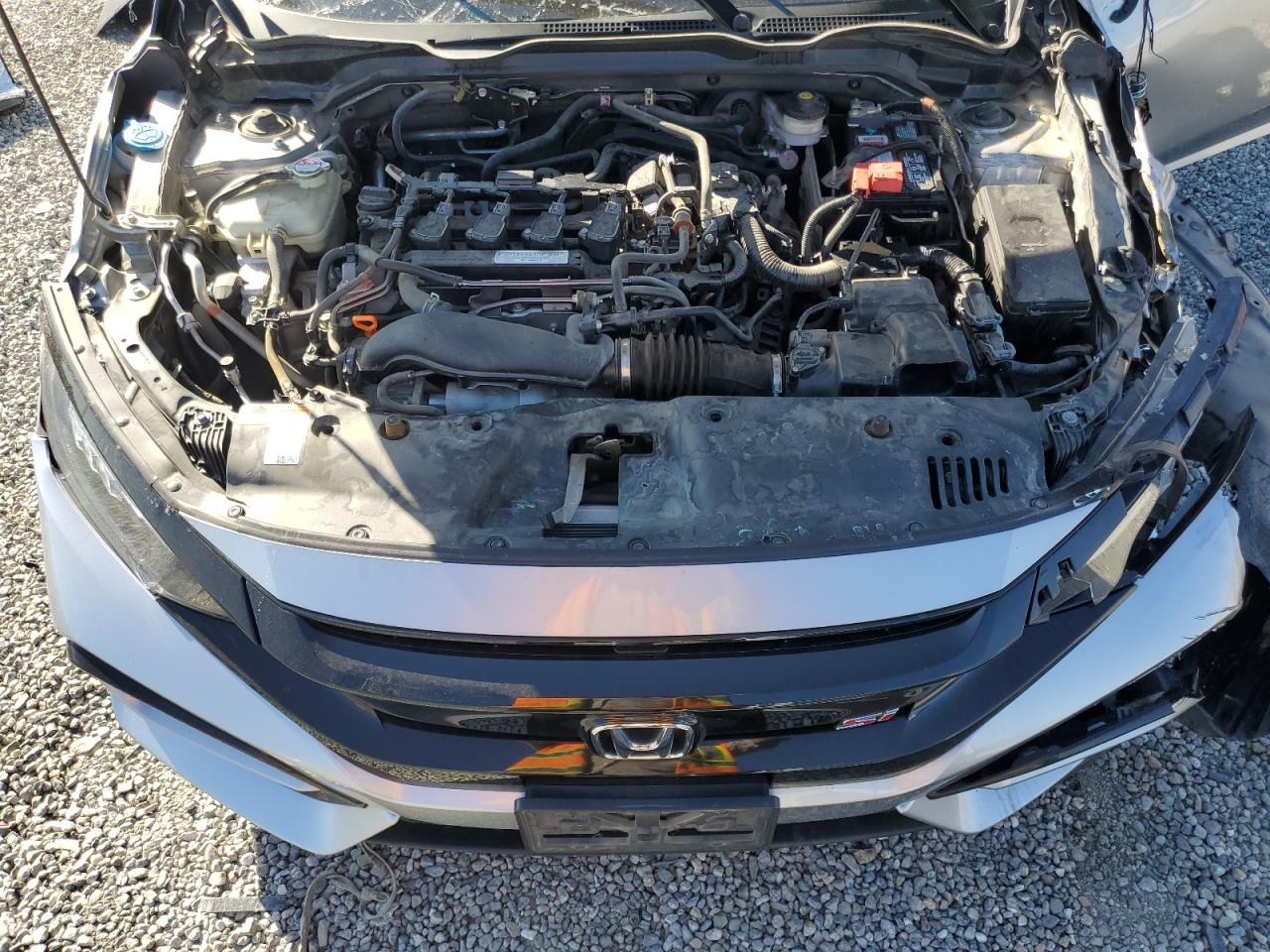 2020 Honda Civic VIN 2HGFC1E51LH706505 Copart auction photo, all over damage thumbnail 12