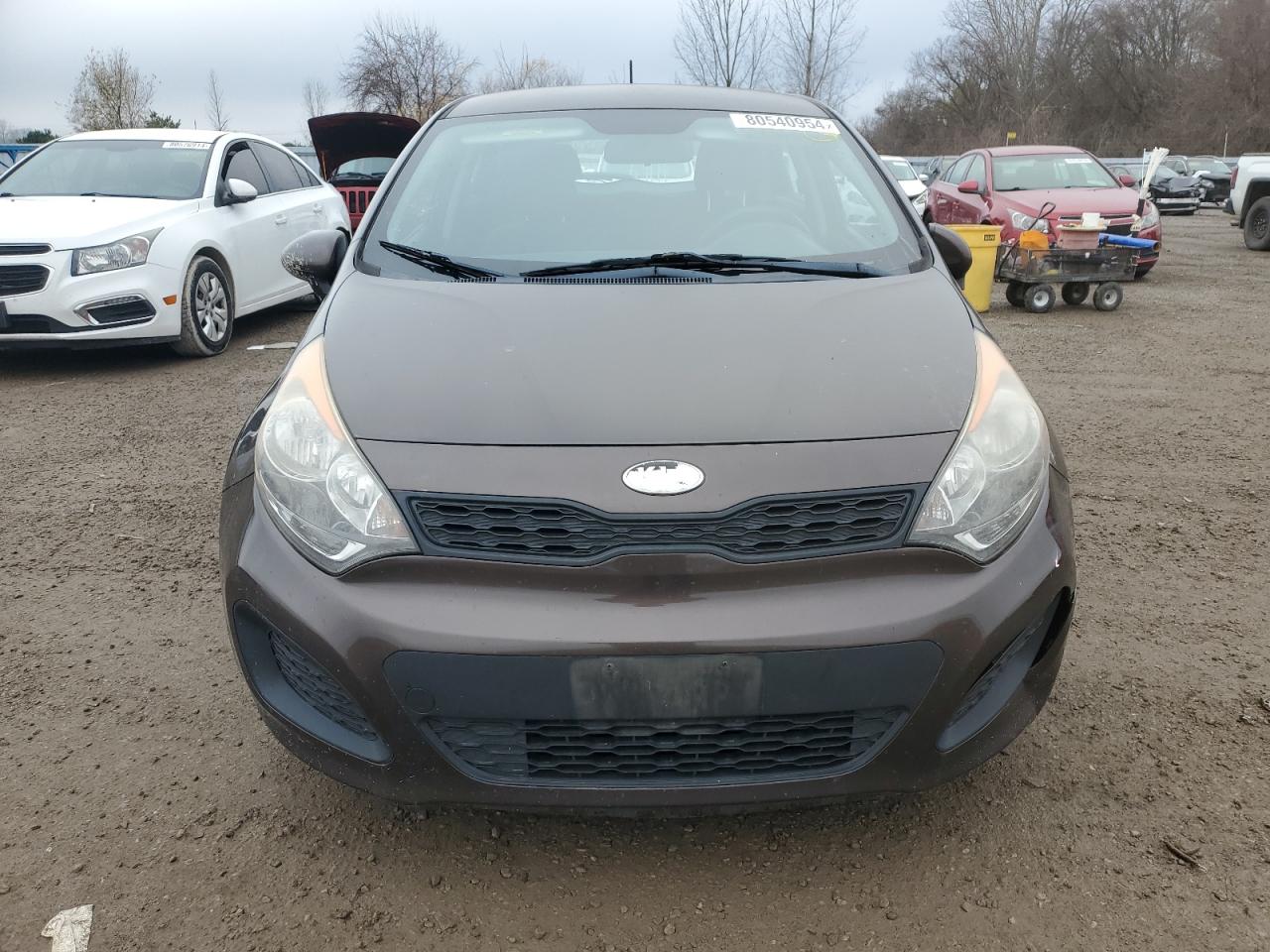 2014 KIA Rio VIN KNADM5A39E6944876 Copart auction photo, mechanical / rear end damage thumbnail 5