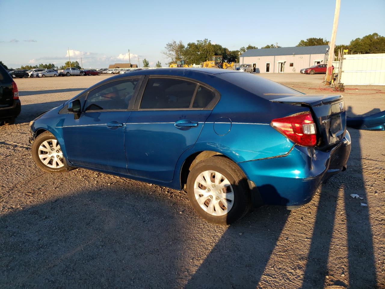 2012 Honda Civic VIN 2HGFB2F59CH582538 Copart auction photo, frame damage / all over damage thumbnail 2