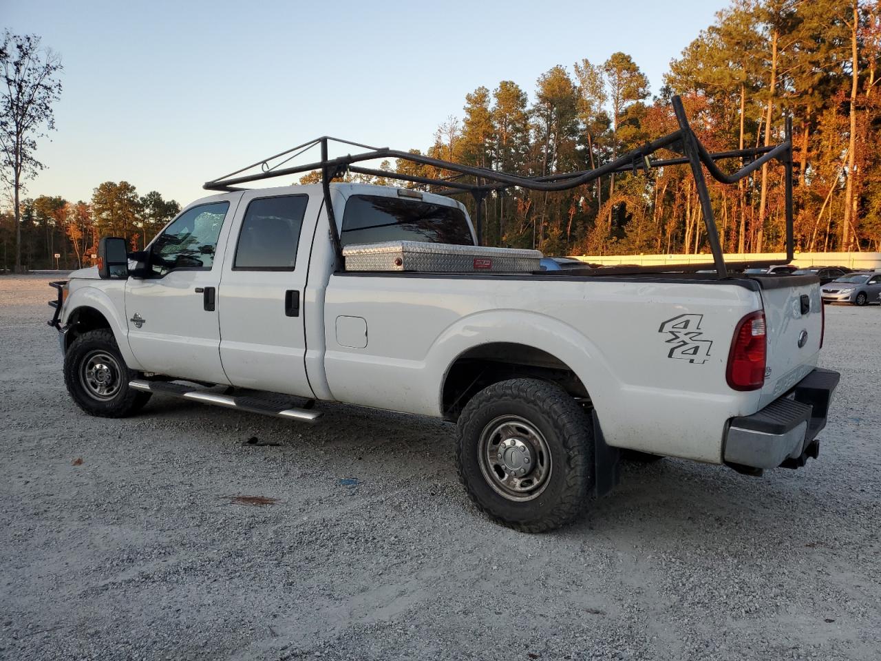 2012 Ford F250 VIN 1FT7W2BT3CED16399 Copart auction photo, top/roof damage thumbnail 2