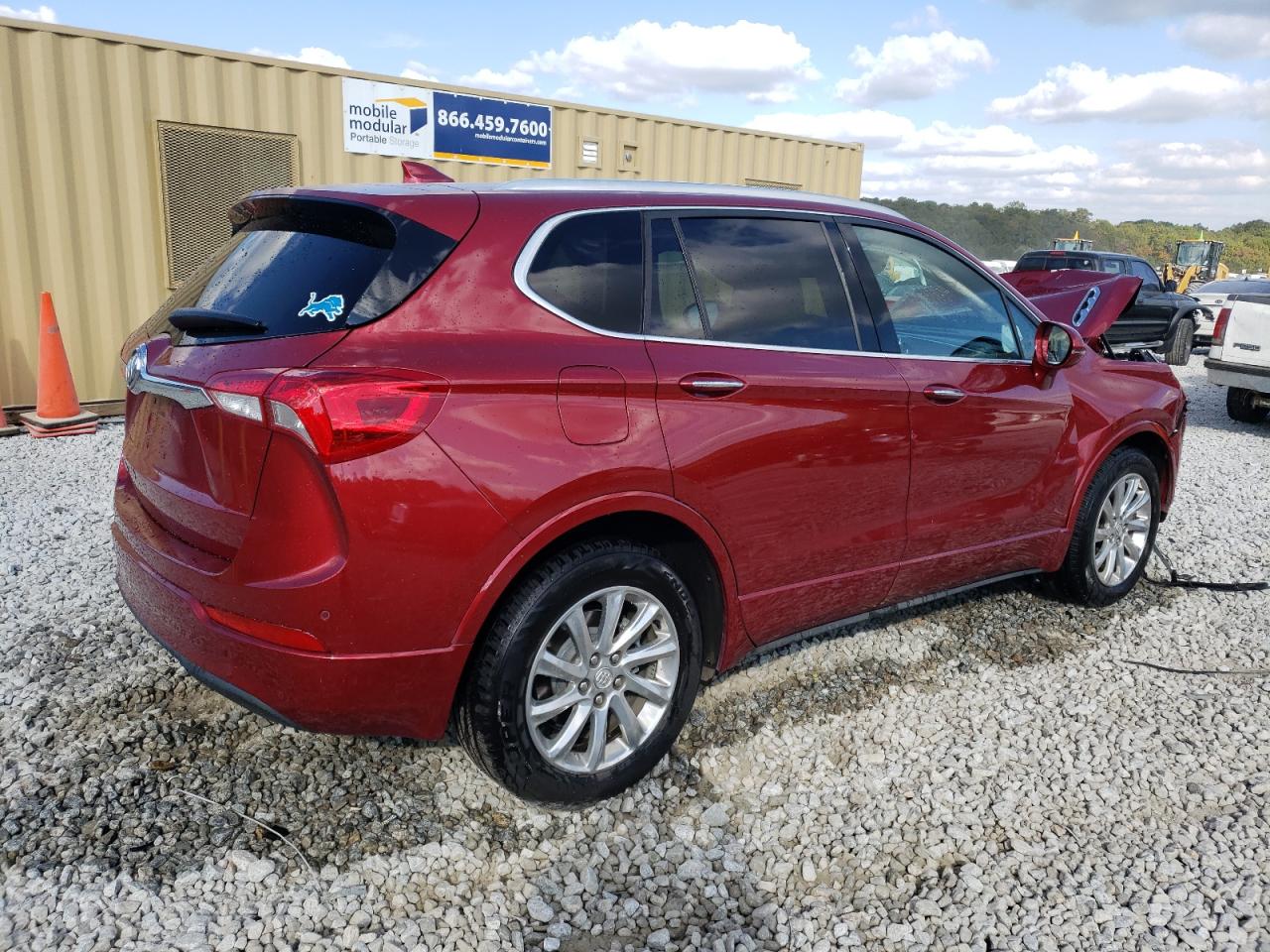 2019 Buick Envision VIN LRBFXCSA8KD005518 Copart auction photo, front end damage thumbnail 3