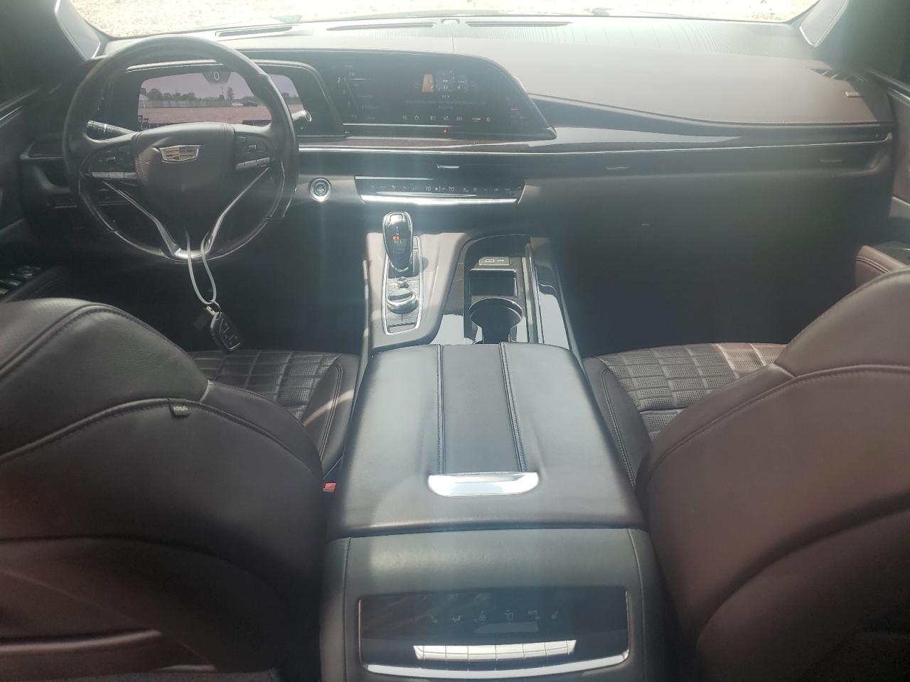 2021 Cadillac Escalade VIN 1GYS4DKL2MR100902 Copart auction photo, minor dent/scratches damage thumbnail 8