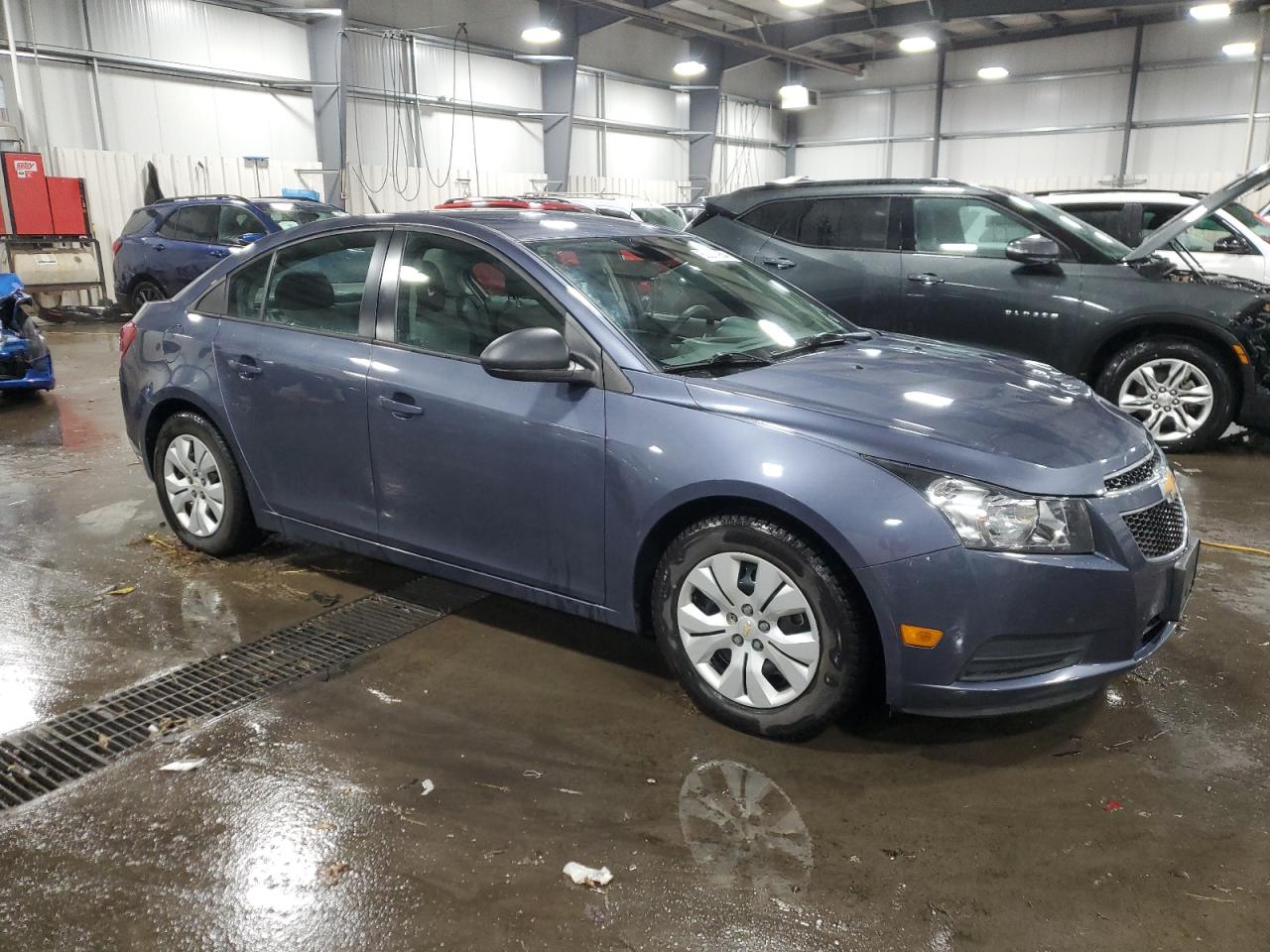 2014 Chevrolet Cruze VIN 1G1PA5SH1E7395342 Copart auction photo, front end / side damage thumbnail 4