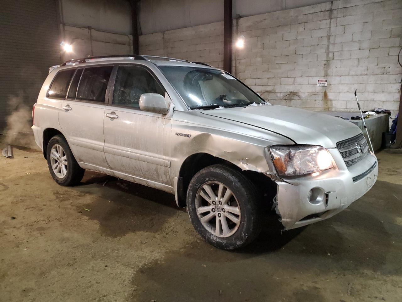 2006 Toyota Highlander VIN JTEEW21A160019815 Copart auction photo, front end damage thumbnail 4