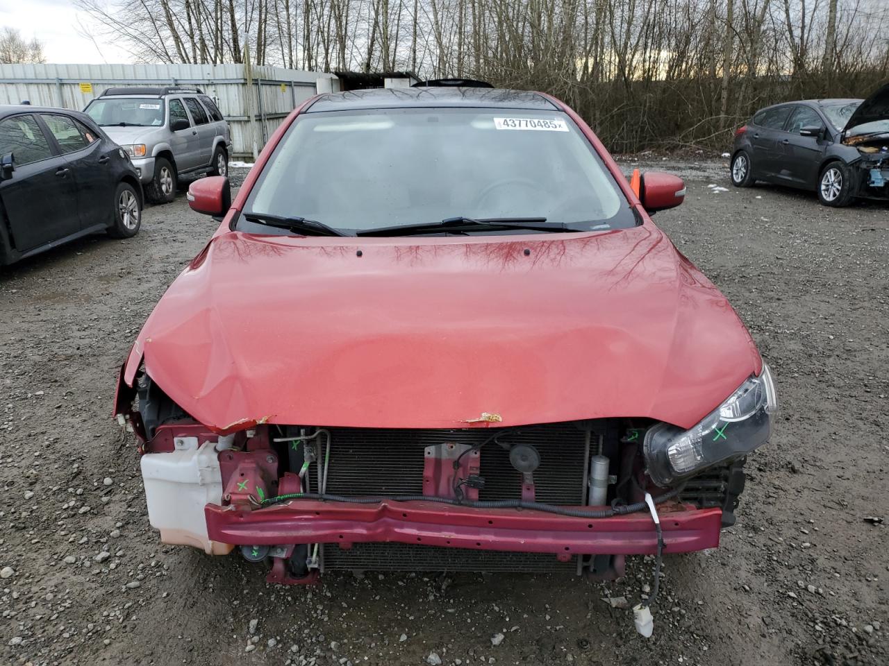 2017 Mitsubishi Lancer VIN JA32U2FU9HU012279 Copart auction photo, front end damage thumbnail 5