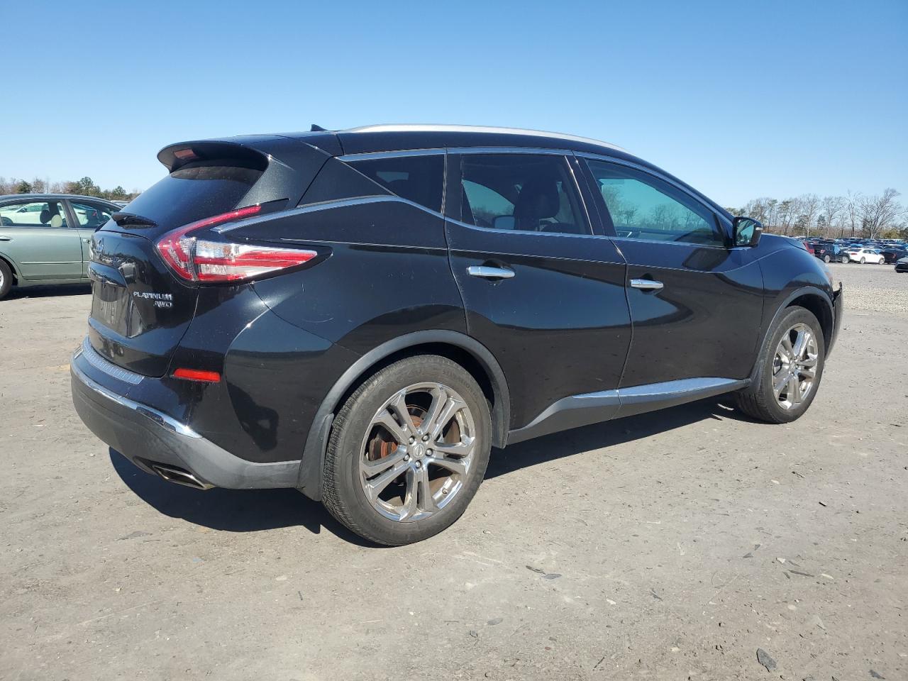 2015 Nissan Murano VIN 5N1AZ2MH0FN243949 Copart auction photo, front end / minor dent/scratches damage thumbnail 3