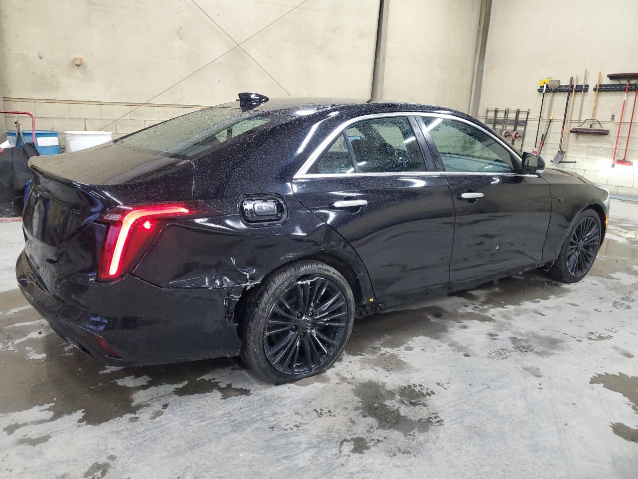 2020 Cadillac CT4 VIN 1G6DB5RKXL0130775 Copart auction photo, rear end / side damage thumbnail 3
