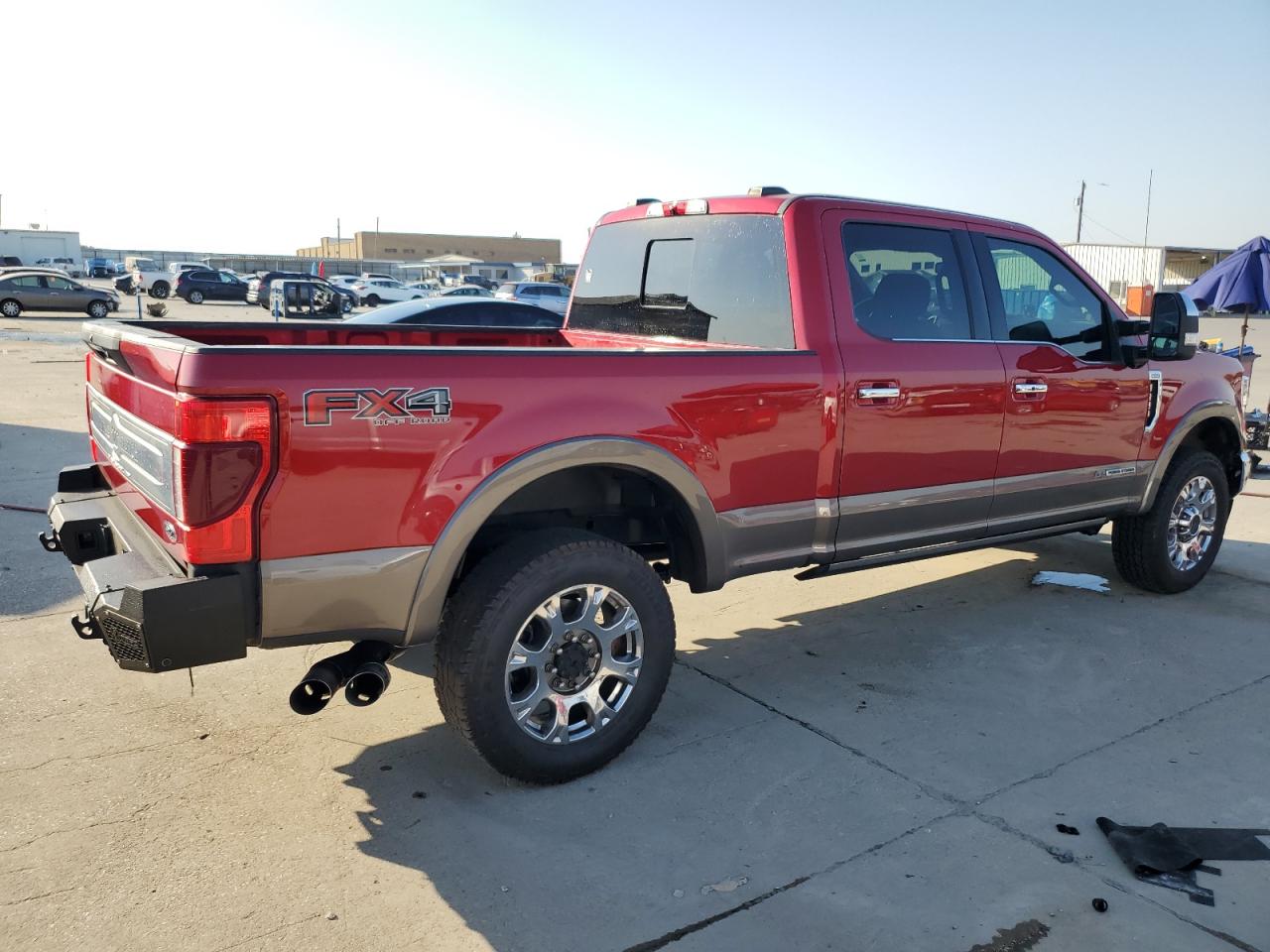 2021 Ford F250 VIN 1FT7W2BT5MED88447 Copart auction photo, front end damage thumbnail 3