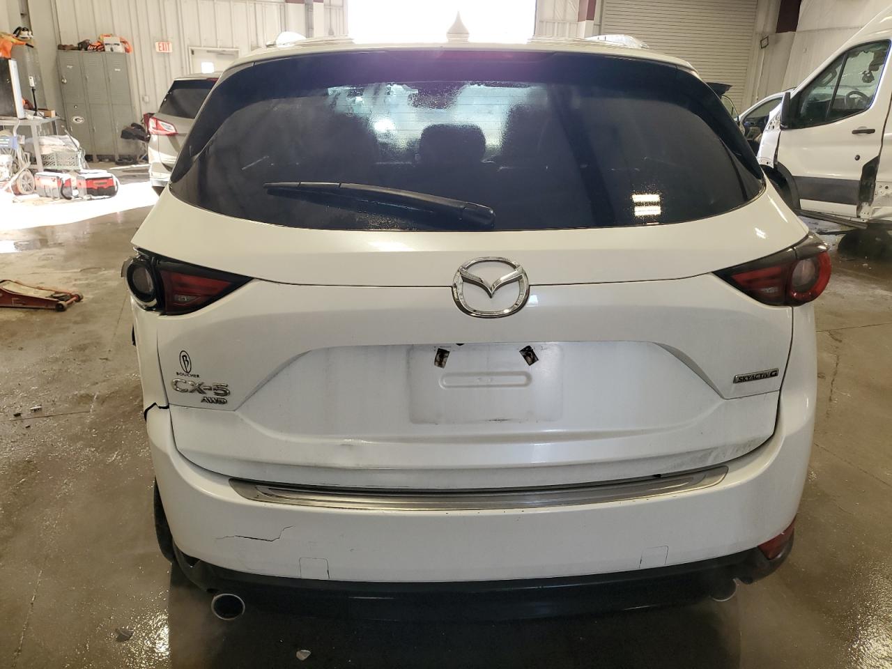 2021 Mazda CX-5 VIN JM3KFBDM2M0345091 Copart auction photo, rear end damage thumbnail 6