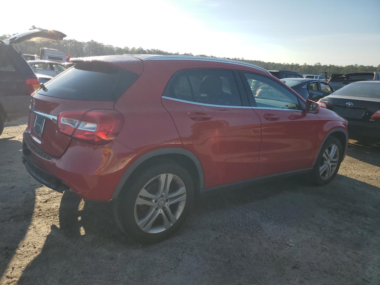 2015 Mercedes-Benz GLA-klasse VIN WDCTG4EB1FJ153946 Copart auction photo, rear end damage thumbnail 3