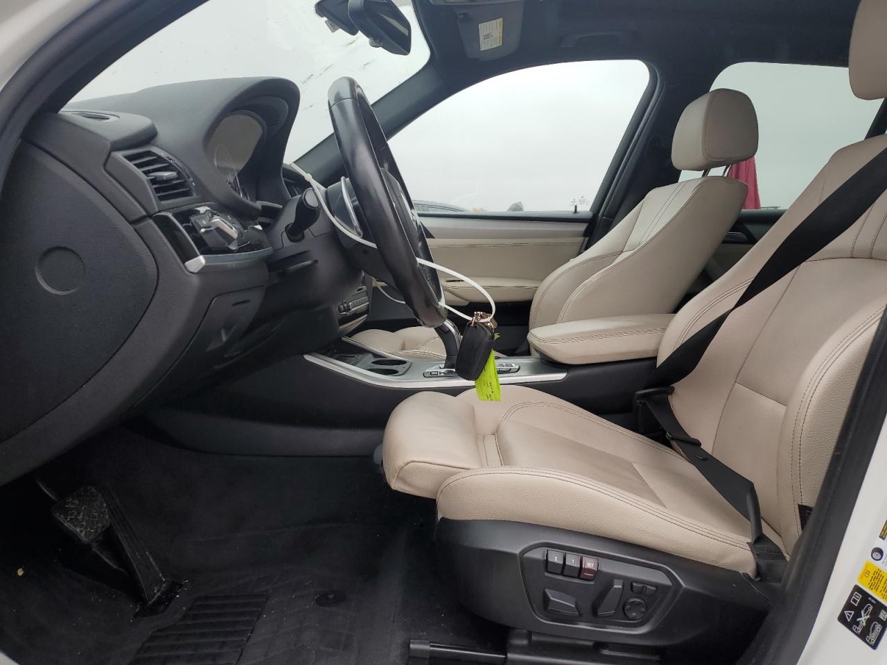 2017 BMW X3 VIN 5UXWX7C38H0U44063 Copart auction photo, front end / rear end damage thumbnail 7