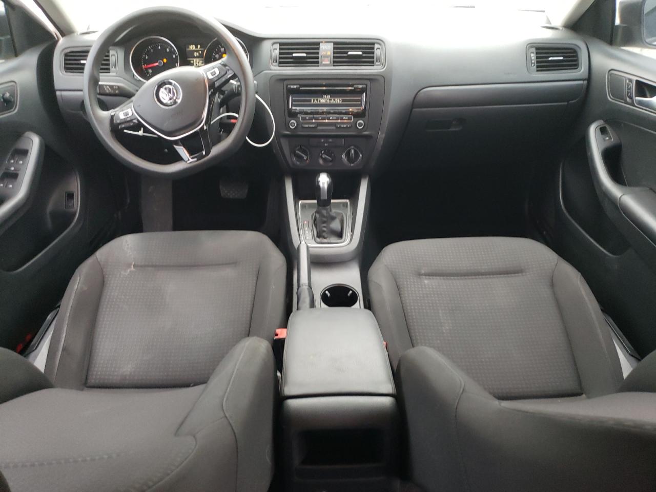 2015 Volkswagen Jetta VIN 3VW2K7AJXFM249153 Copart auction photo, side / front end damage thumbnail 8