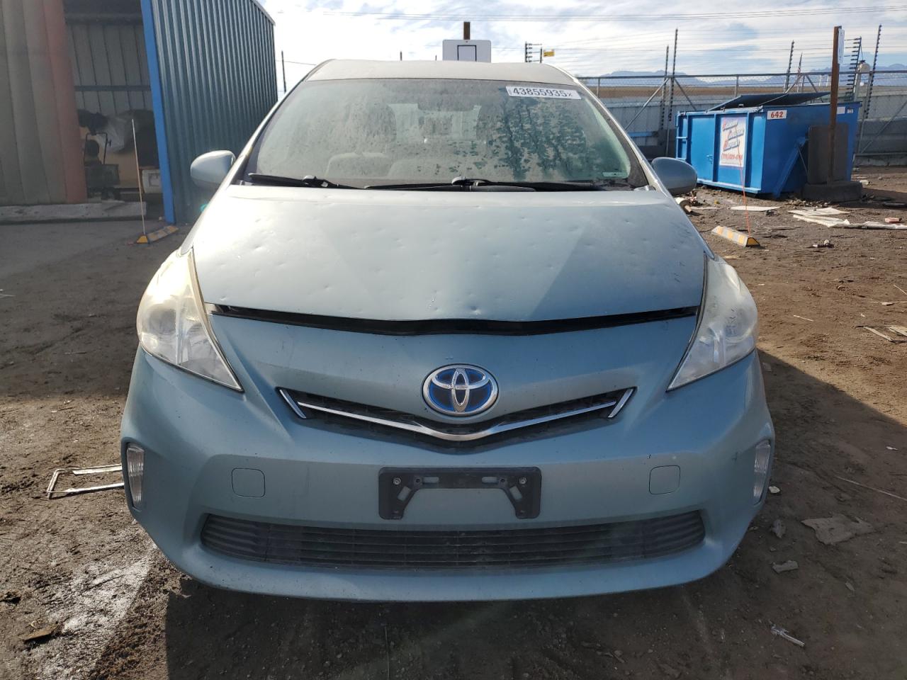 2014 Toyota Prius VIN JTDZN3EU6EJ015187 Copart auction photo, rear end / hail damage thumbnail 5