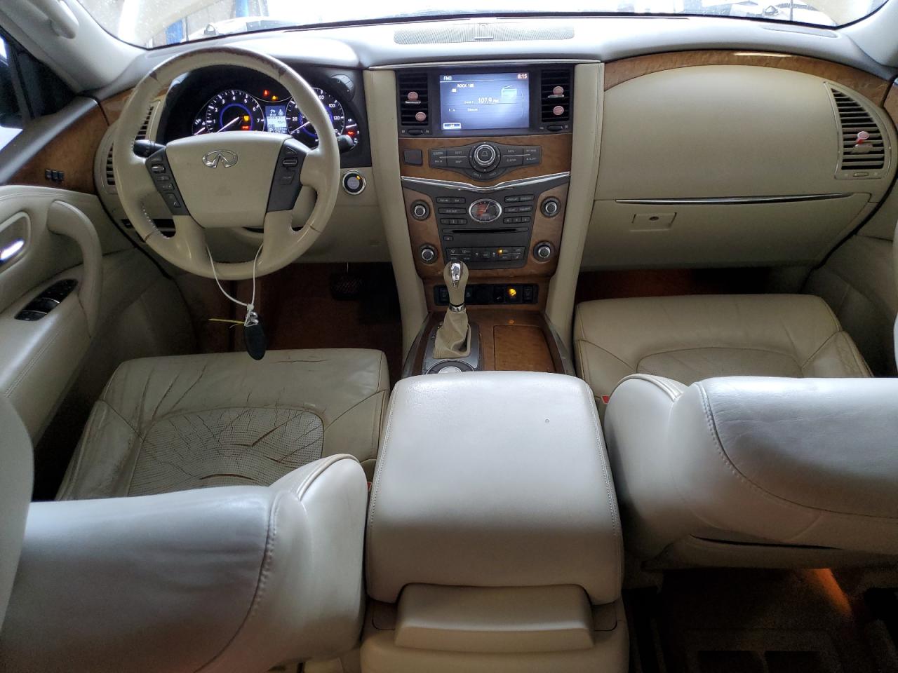 2013 Infiniti QX56 VIN JN8AZ2NF7D9550997 Copart auction photo, front end / hail damage thumbnail 8