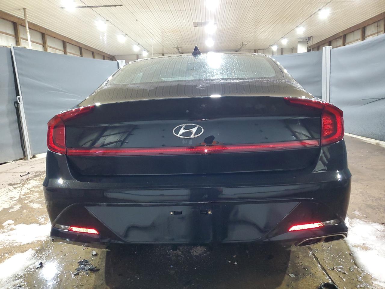 2020 Hyundai Sonata VIN 5NPEF4JA0LH026219 Copart auction photo, side damage thumbnail 6