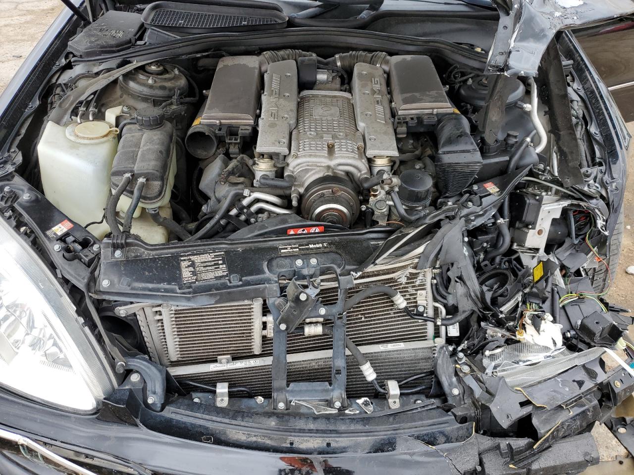 2004 Mercedes-Benz S-klasse VIN WDBNG74J04A407814 Copart auction photo, front end / rear end damage thumbnail 11