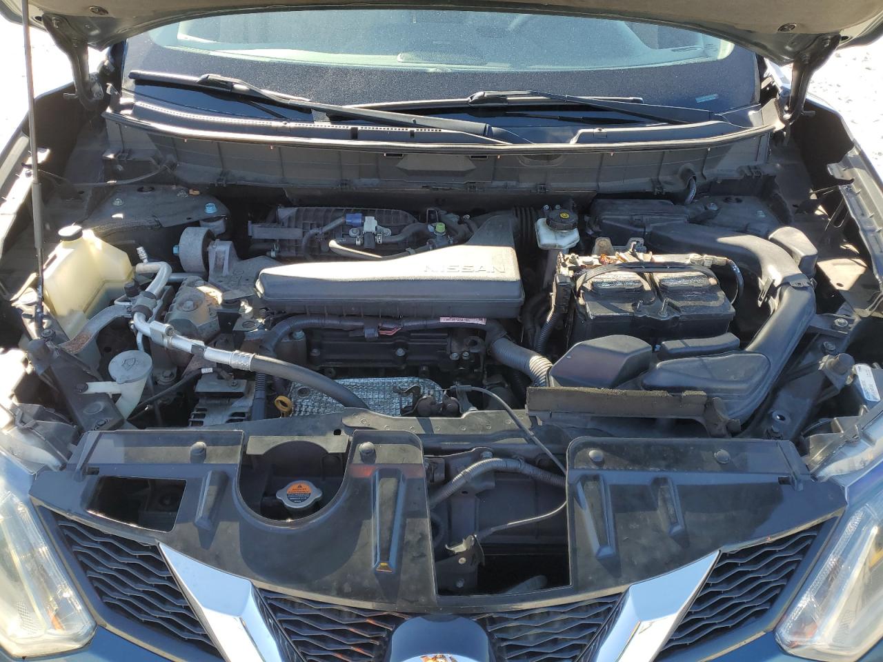 2014 Nissan Rogue VIN 5N1AT2MV7EC860802 Copart auction photo, rear end / front end damage thumbnail 12
