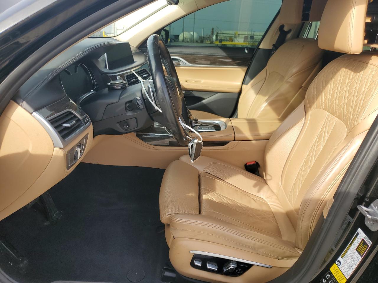 2017 BMW 7er VIN WBA7E4C56HGU99739 Copart auction photo, rear end / side damage thumbnail 7
