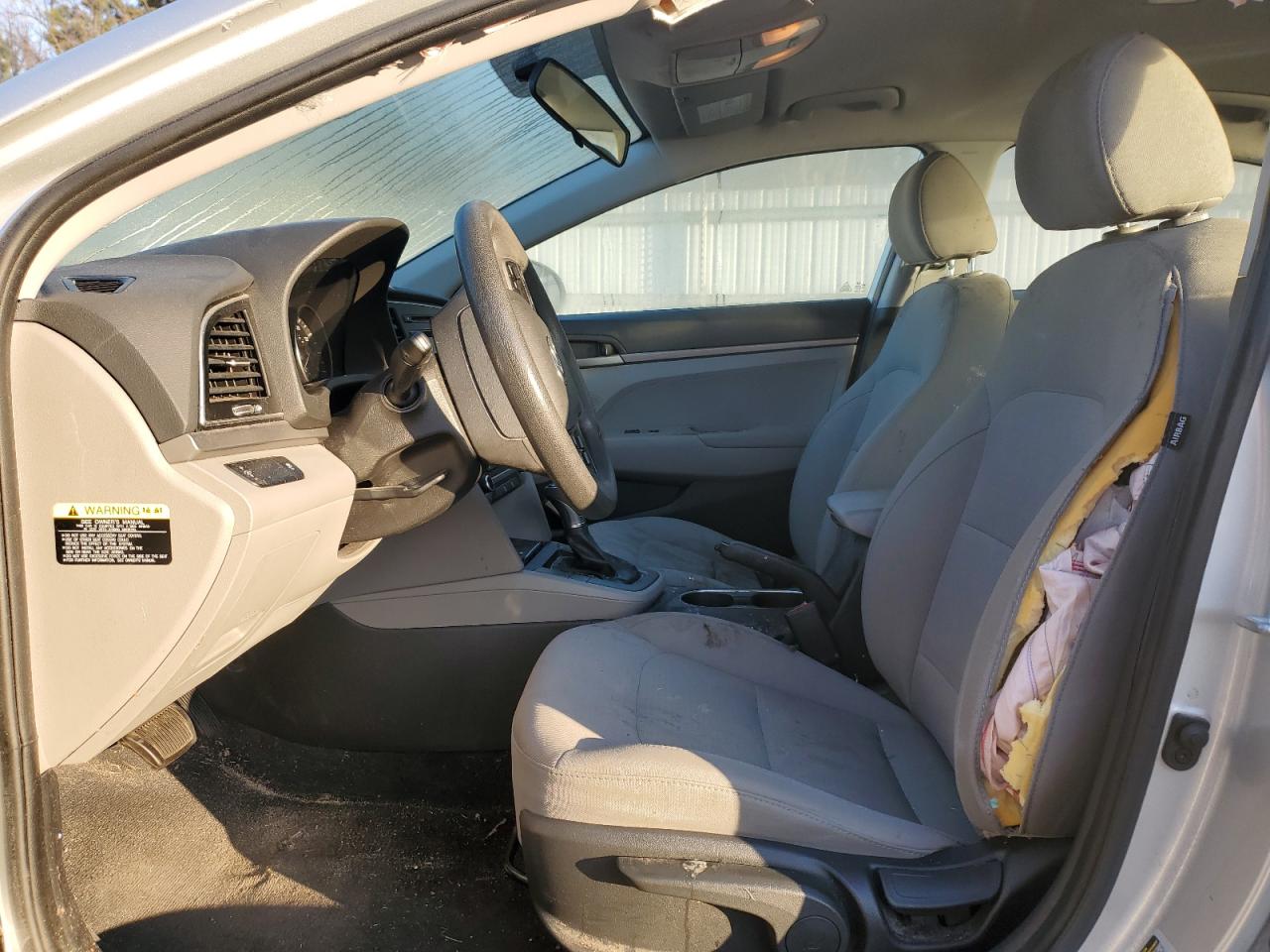 2017 Hyundai Elantra VIN 5NPD74LF9HH126733 Copart auction photo, front end / rear end damage thumbnail 7