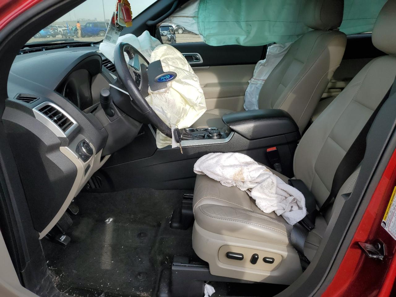 2015 Ford Explorer VIN 1FM5K8D89FGA47019 Copart auction photo, front end damage thumbnail 7