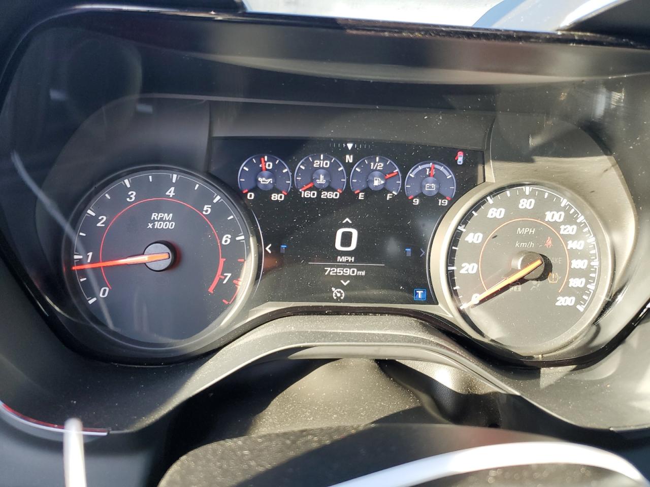 2019 Chevrolet Camaro VIN 1G1FE1R76K0113352 Copart auction photo, front end / rear end damage thumbnail 9