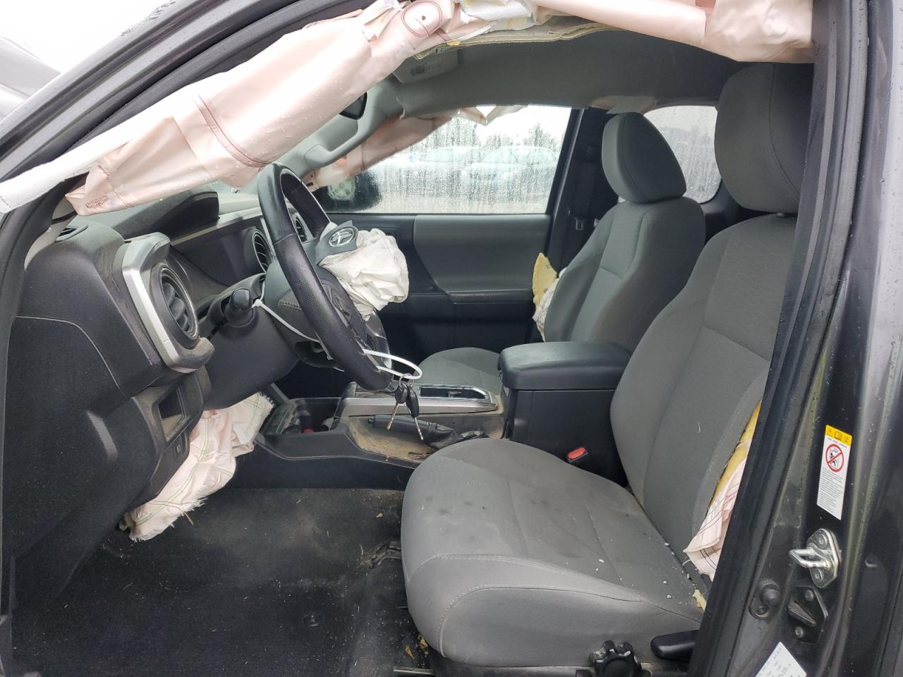 2018 Toyota Tacoma VIN 5TFRZ5CN3JX065967 Copart auction photo, front end damage thumbnail 7