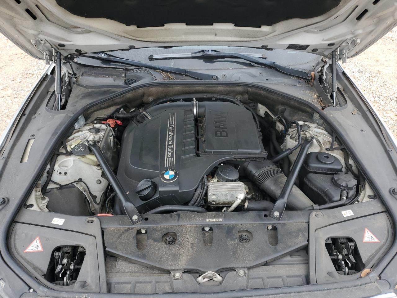 2013 BMW 5er VIN WBAFU7C51DDU66577 Copart auction photo, mechanical damage thumbnail 11