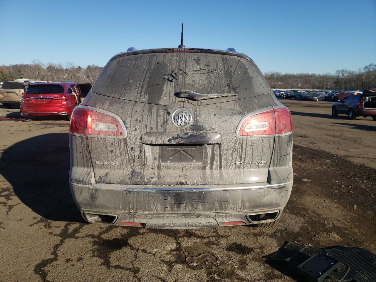 2017 Buick Enclave VIN 5GAKVBKD9HJ276898 Copart auction photo, front end / side damage thumbnail 6