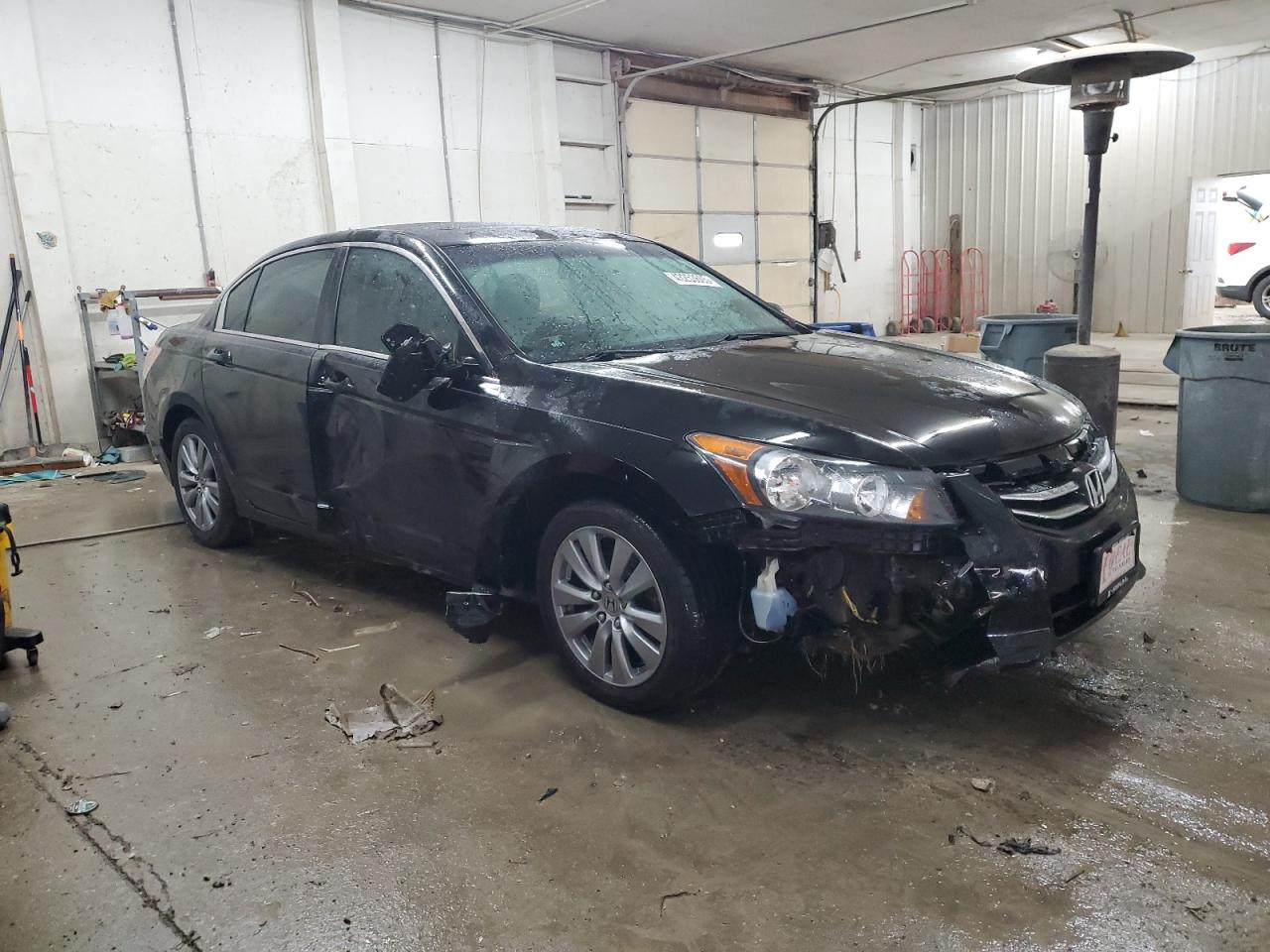 2012 Honda Accord VIN 1HGCP2F7XCA108117 Copart auction photo, side / front end damage thumbnail 4