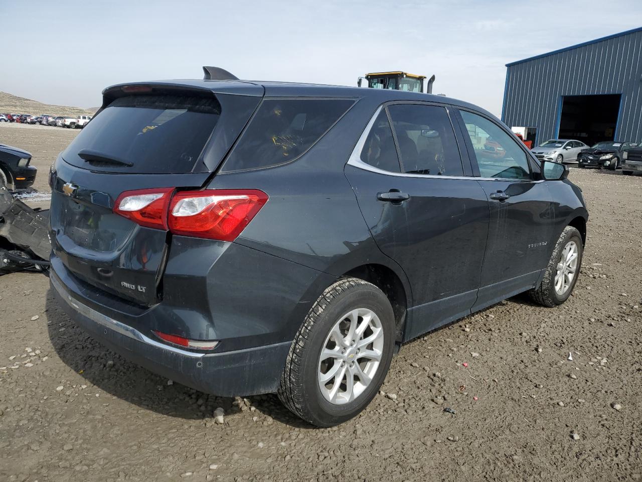 2020 Chevrolet Equinox VIN 2GNAXTEV9L6178076 Copart auction photo, front end / side damage thumbnail 3