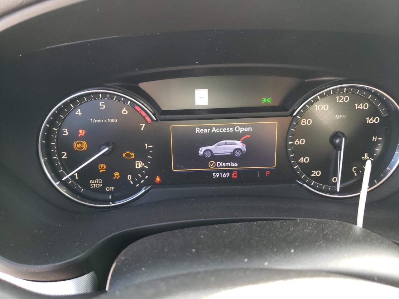 2019 Cadillac XT4 VIN 1GYFZCR45KF112696 Copart auction photo, front end / top/roof damage thumbnail 9