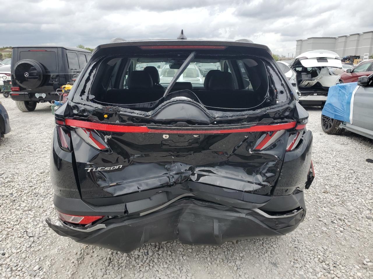 2024 Hyundai Tucson VIN 5NMJF3DE1RH407591 Copart auction photo, rear end damage thumbnail 6